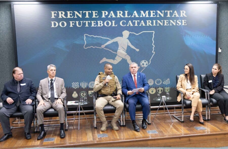A Frente Parlamentar do Futebol é coordenada pelo deputado Mário Motta (Foto por Ascom/Alesc)