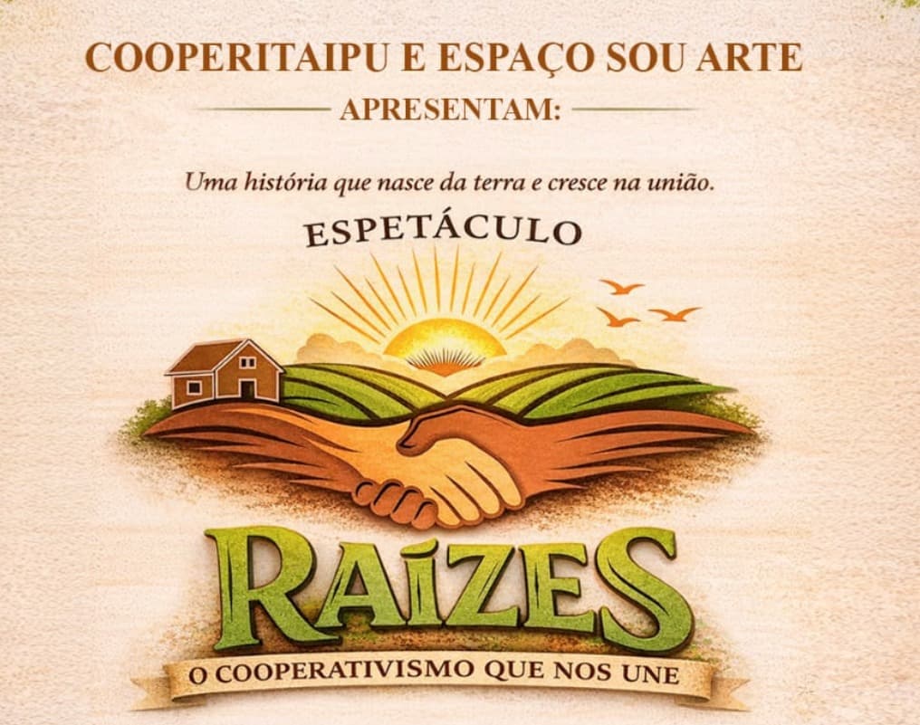 Espetáculo “Raízes: o cooperativismo que nos une” será apresentado em Modelo