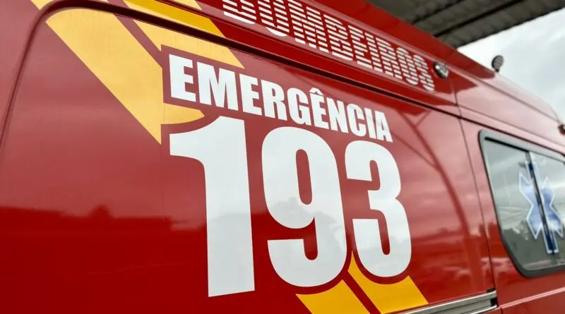 Corpo de Bombeiros foi acionado para atender o caso (Foto por Felipe Eduardo Zamboni)