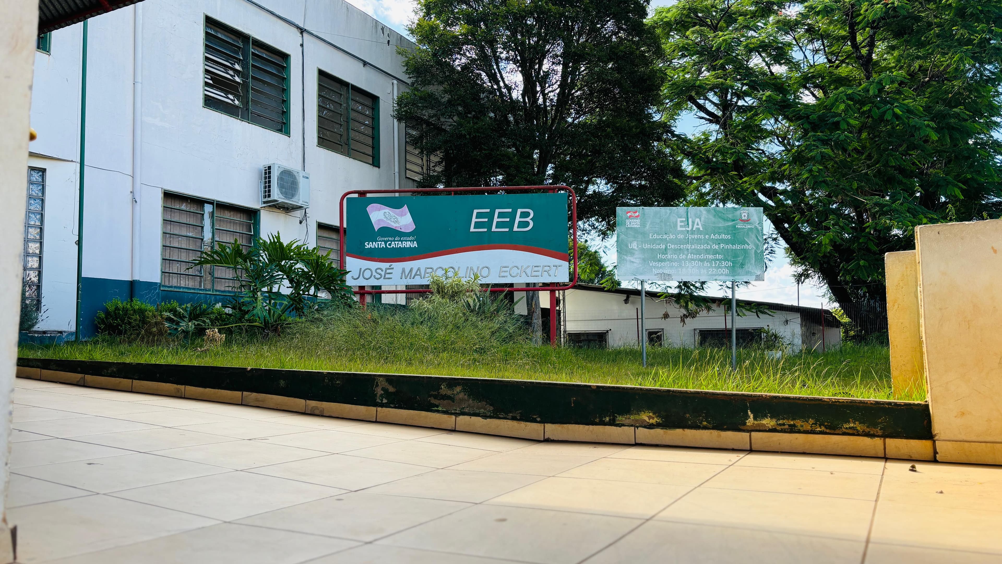 Escola passará por reformas na sua estrutura física (Foto por Henrique Paulo Koch)