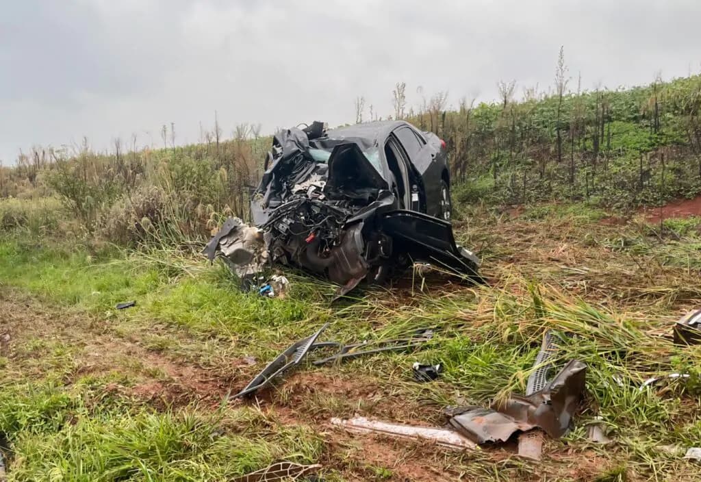 Violenta colisão no RS (Foto por Jeferson Vargas)