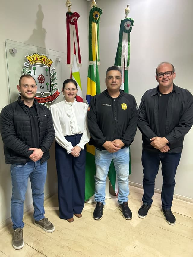 Prefeitura e Polícia Civil discutem implantação de nova sede em Pinhalzinho