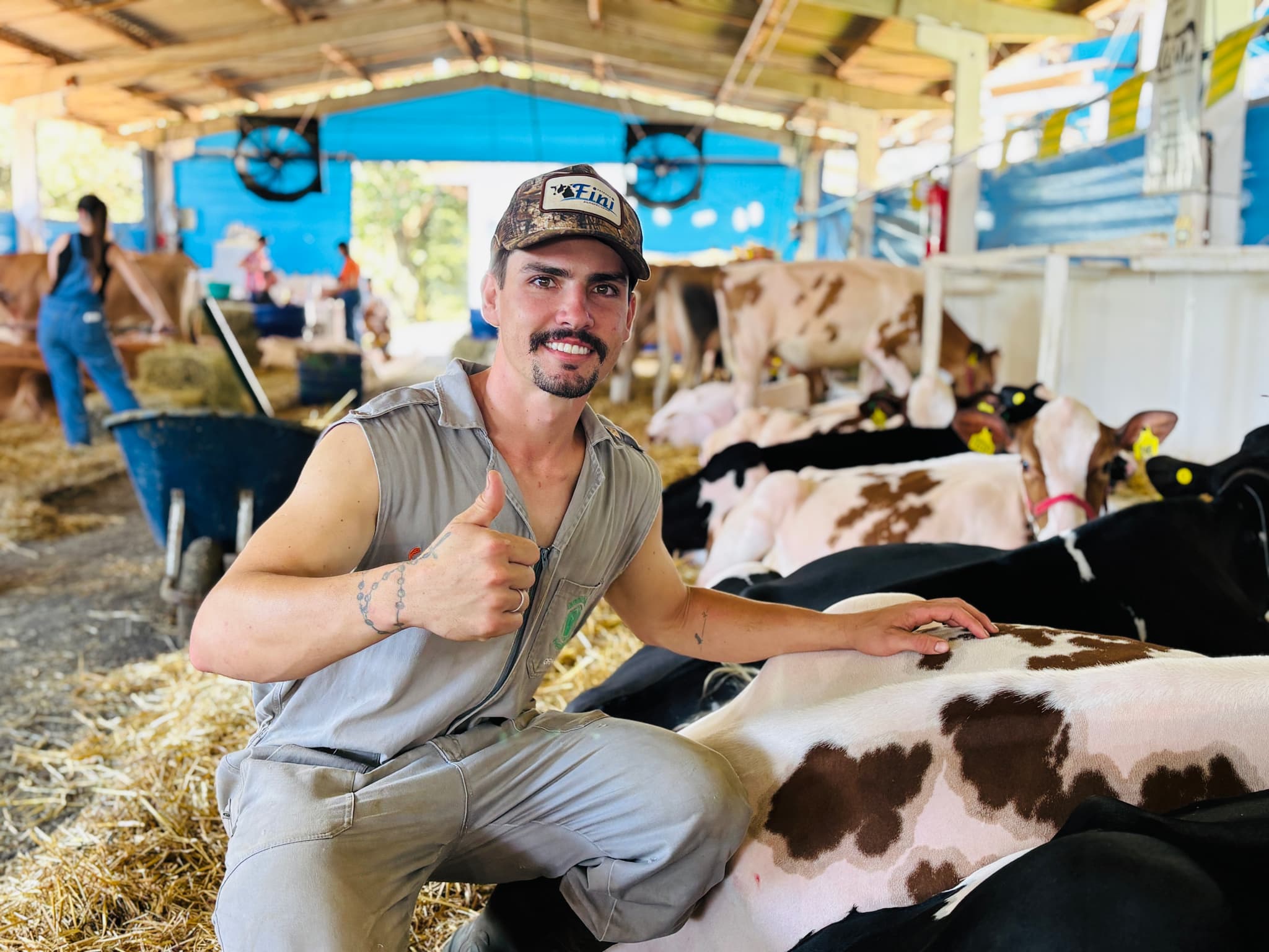 André seguiu atividade da família (Foto por Henrique Paulo Koch)