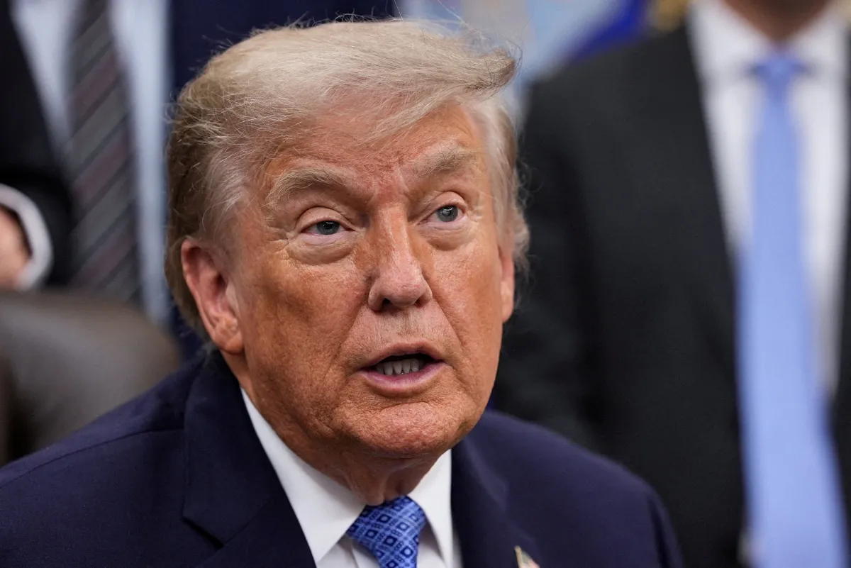 Presidente dos EUA, Donald Trump (Foto por REUTERS/Ken Cedeno)