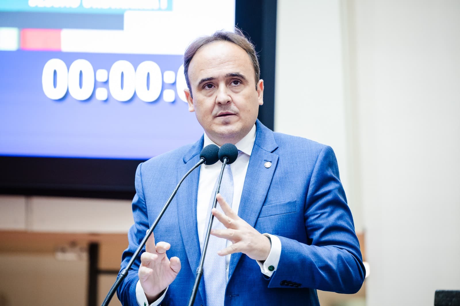 Carlos Humberto apresenta plataforma que permite acompanhar emendas parlamentares em Santa Catarina (Foto por ASCOM)