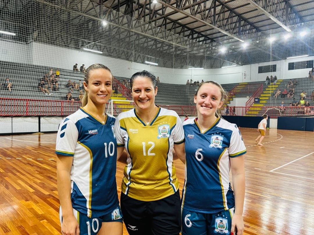 Mãe e filhas defendem juntas o time de Sul Brasil na Taça RCO (Foto por Henrique Paulo Koch)