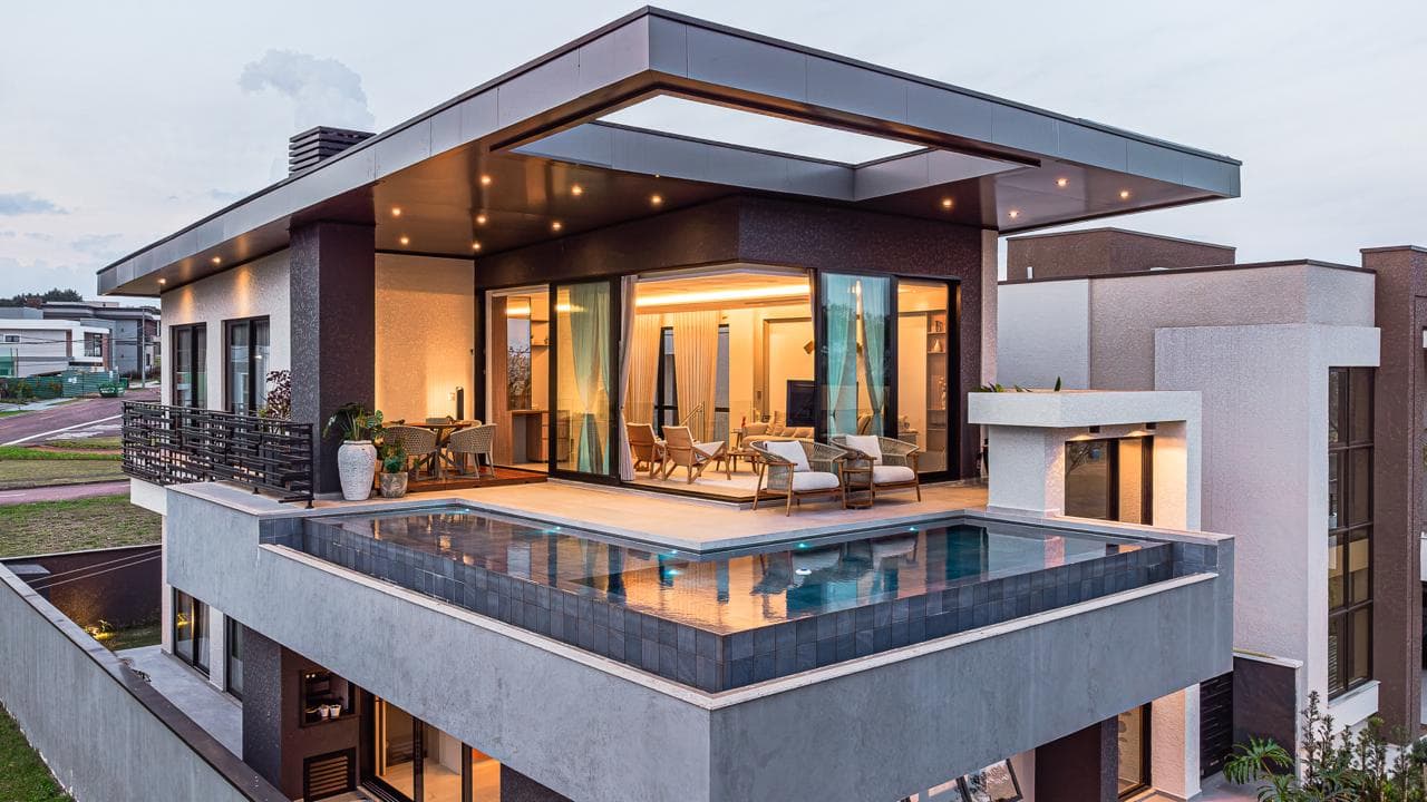 Um dos projetos executados pela Pressi e Frozza Arquitetura  e que foi premiado (Foto por Divulgação)