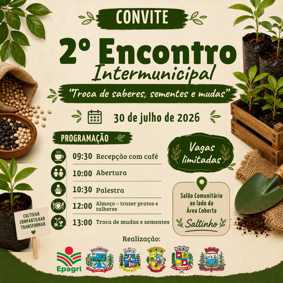 Sul Brasil promove encontro de troca de saberes, sementes e mudas entre agricultores da região
