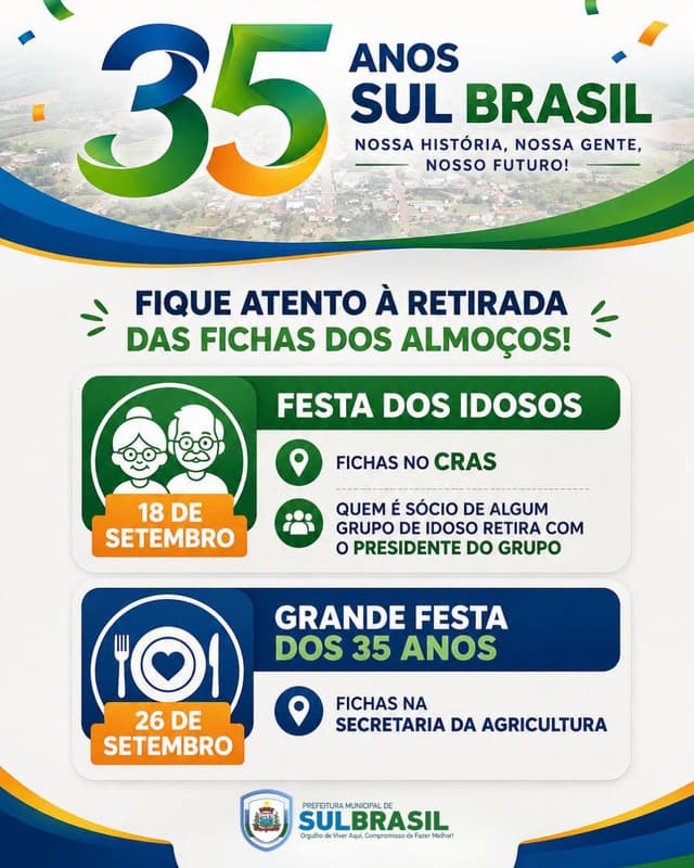 35 anos de Sul Brasil serão celebrados com programação especial em setembro