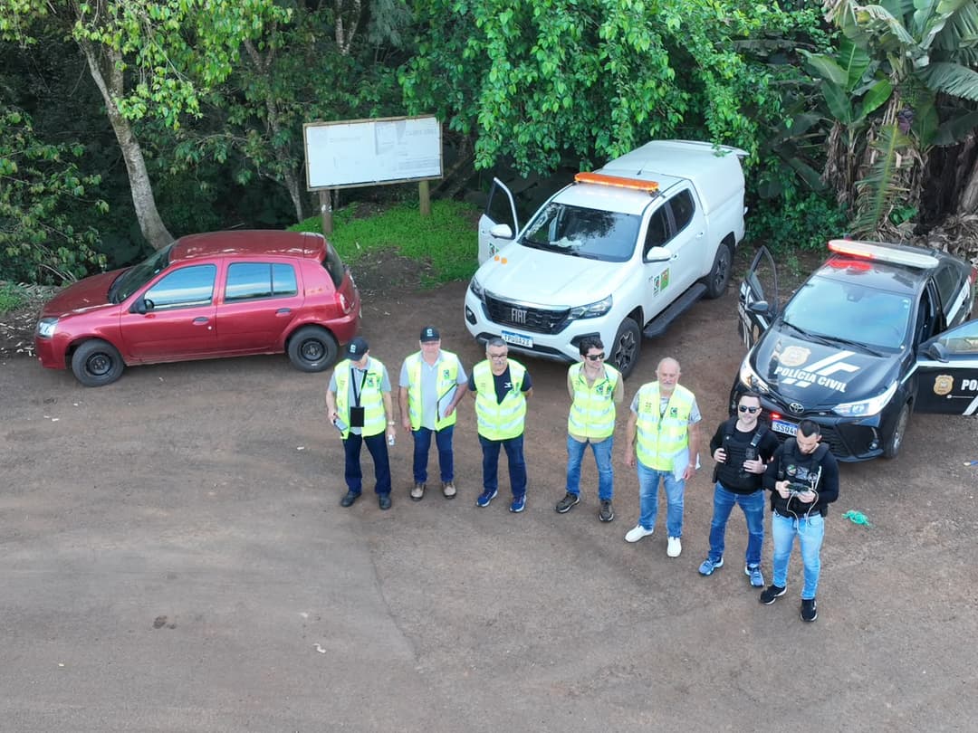 Polícia Civil e Cidasc utilizam drone em fiscalizações no Oeste de SC