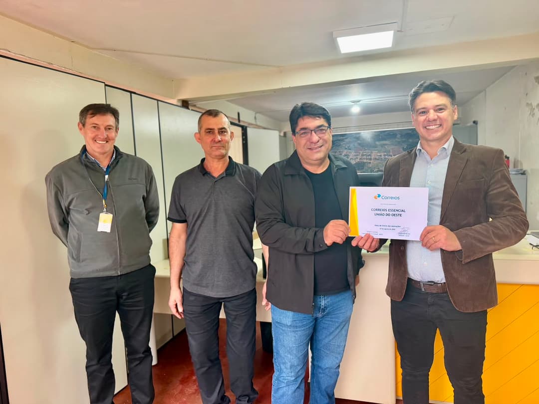 União do Oeste firma parceria com os Correios e garante continuidade dos atendimentos no município