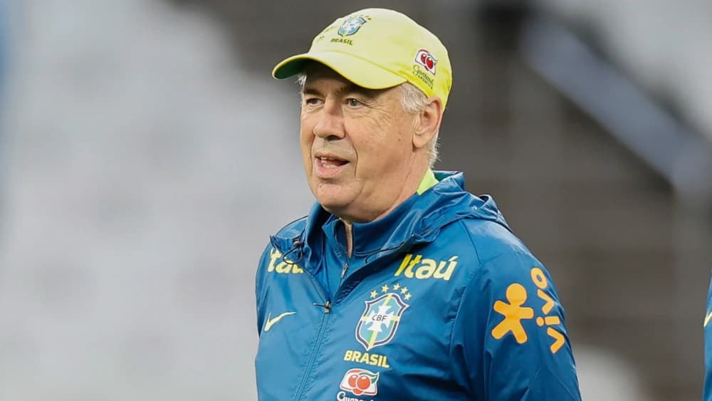 Carlo Ancelotti, técnico da Seleção Brasileira (Foto por Rafael Ribeiro/CBF)