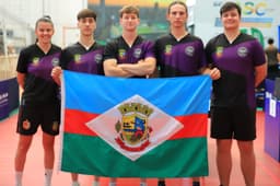 Equipe de Serra Alta na competição (por Felipe Eduardo)