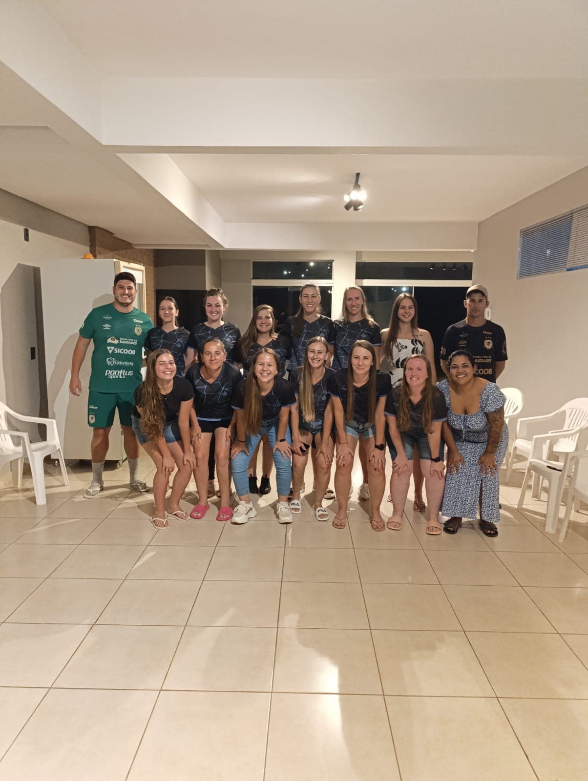 Equipe feminina passa a integrar oficialmente a Adaf em Saudades (Foto por Ascom)