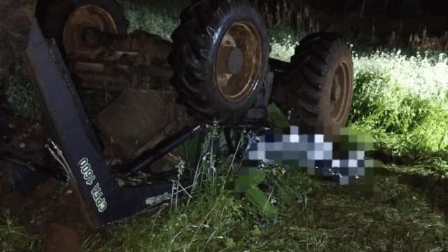 Acidente com trator deixa homem morto no interior de Tangará