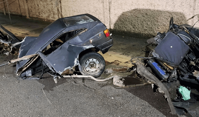 Carro com colegas de trabalho parte ao meio; um ocupante morreu