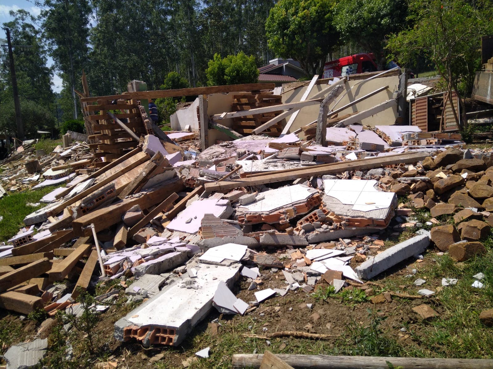 Morador não resistiu a gravidade dos ferimentos (Foto por Corpo de Bombeiros)