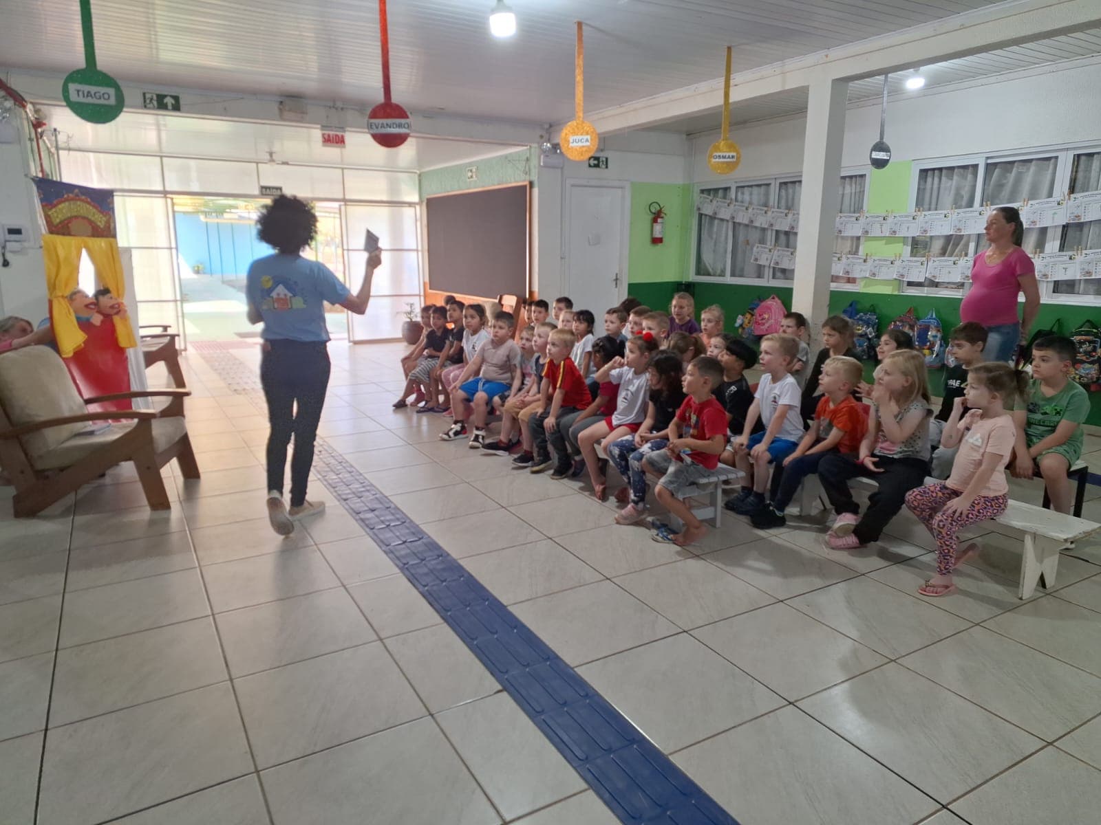 Aproximadamente 300 crianças participaram das atividades (Foto por Ascom)