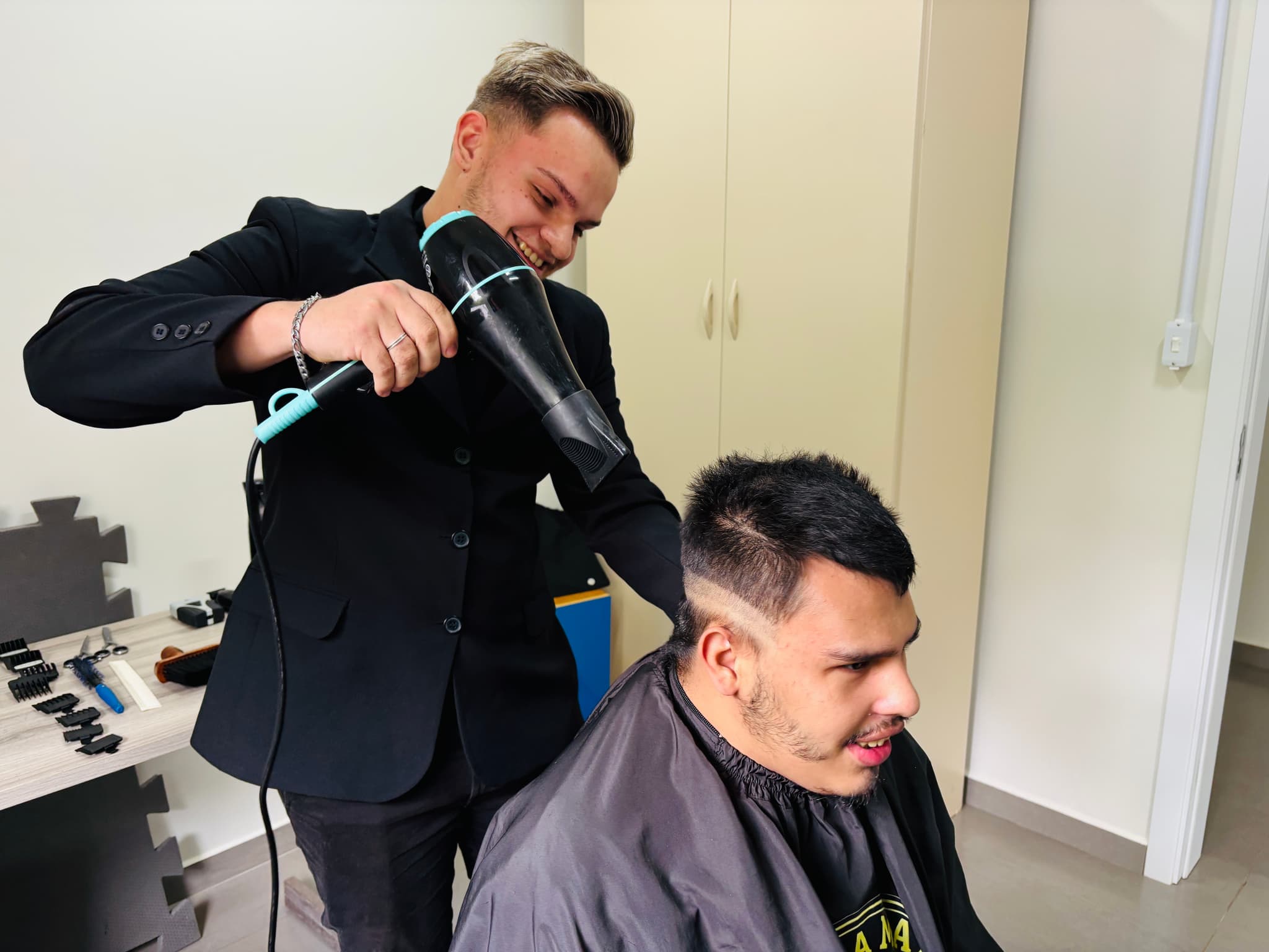 Thyago tem gesto solidário (Foto por Henrique Paulo Koch)