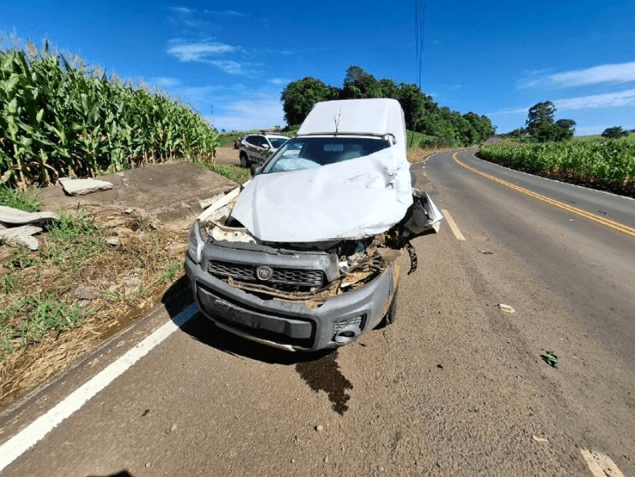 Strada envolvida no acidente (por PM)