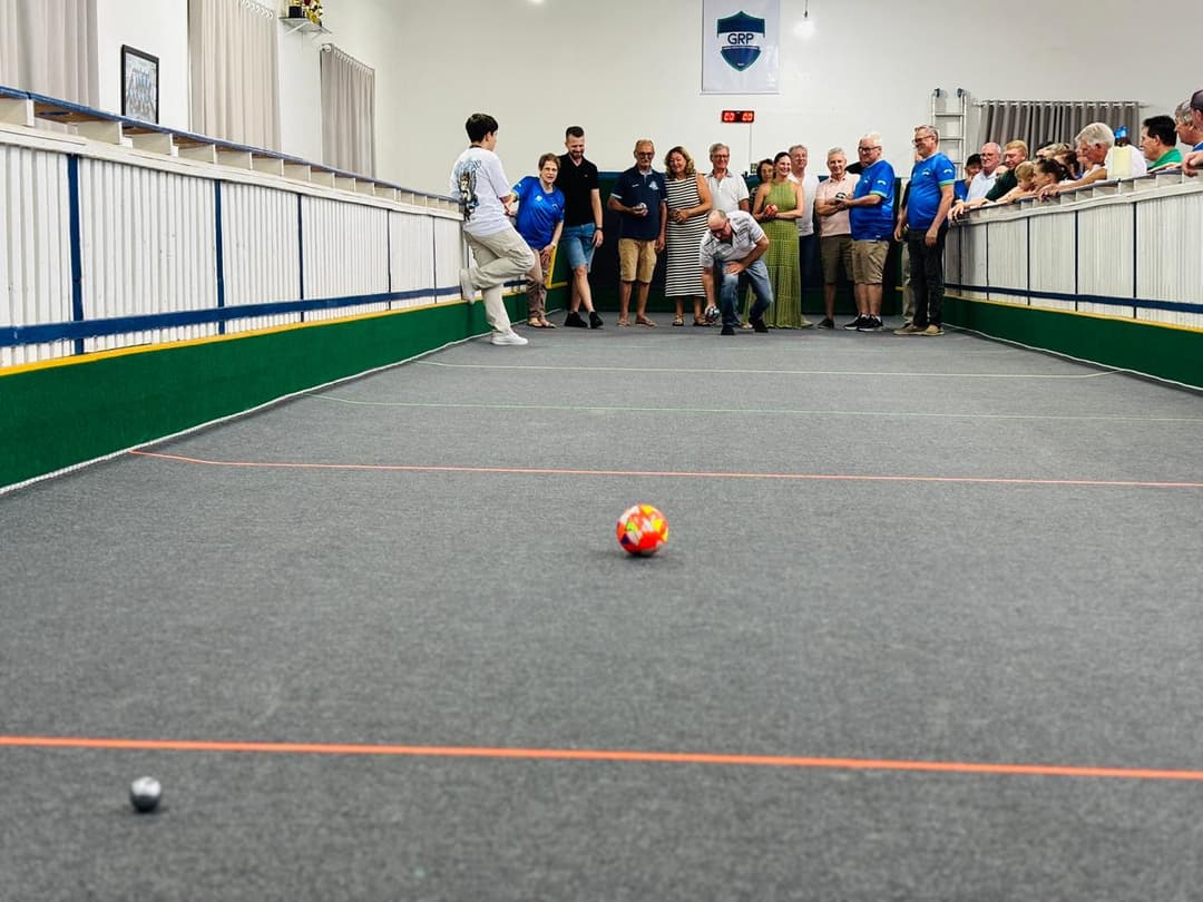 Bocha ganha estrutura de alto nível em Pinhalzinho