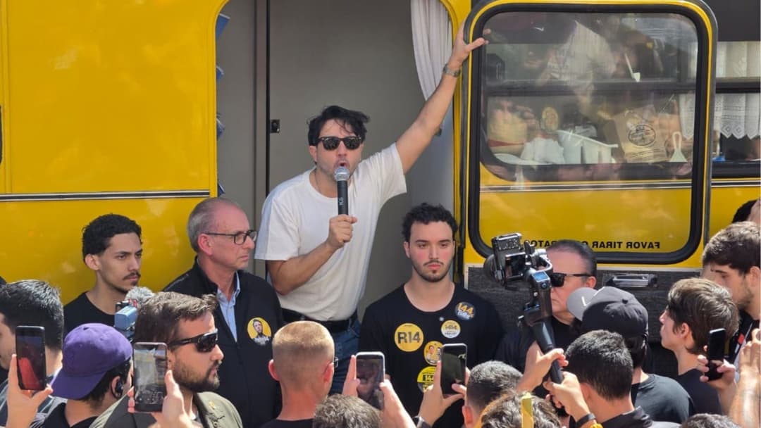 Em Chapecó, Renan Santos promete “choque de infraestrutura” para regiões produtoras