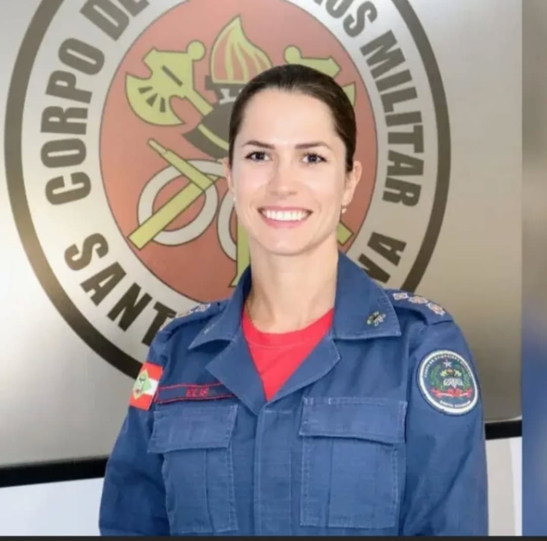 Gauana Ecco faz história ao assumir comando do Corpo de Bombeiros