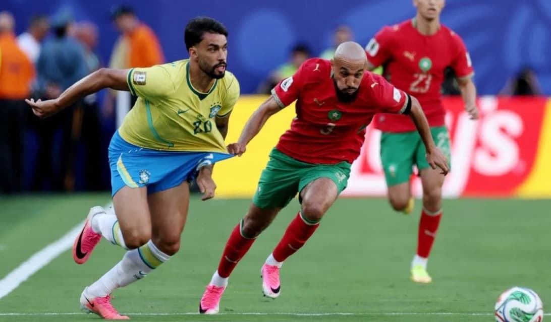 Brasil estreia no Mundial de 2026 com empate por 1 a 1 diante do Marrocos e soma o primeiro ponto na fase de grupos (Foto por Divulgação)