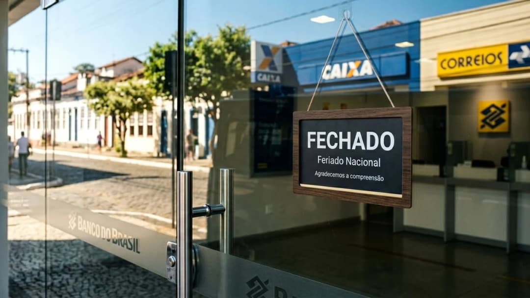 Agências bancárias não terão atendimento na segunda-feira (12)