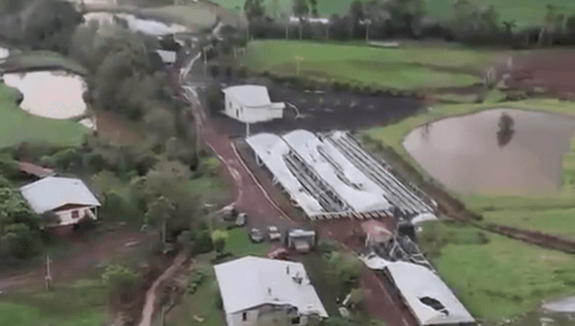 Imagens mostram cenário de destruição em Formosa do Sul