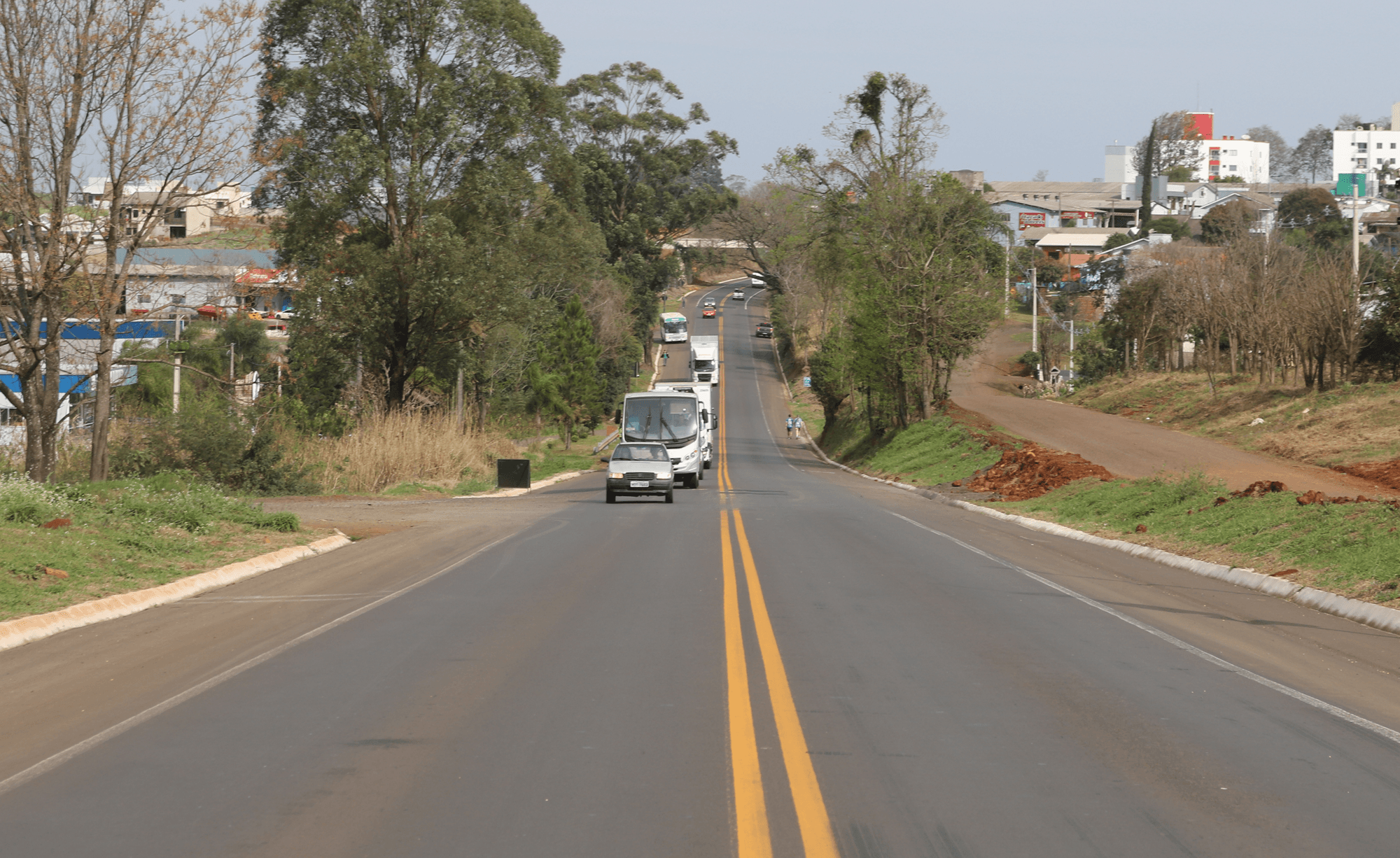 Obras deverão causar lentidão na rodovia (Foto por Henrique Paulo Koch)