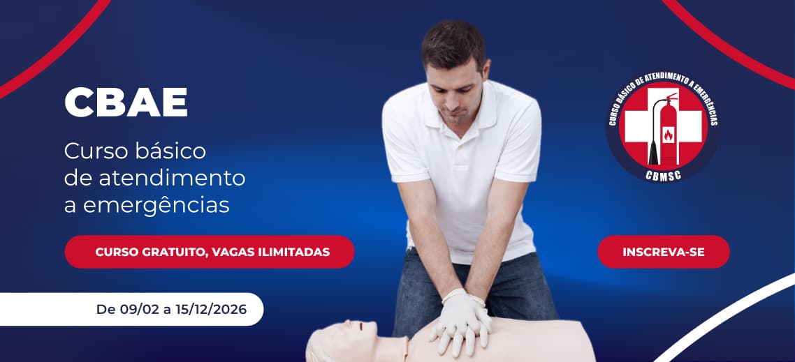 CBMSC abre inscrições para o Curso Básico de Atendimento a Emergências (Foto por Ascom)
