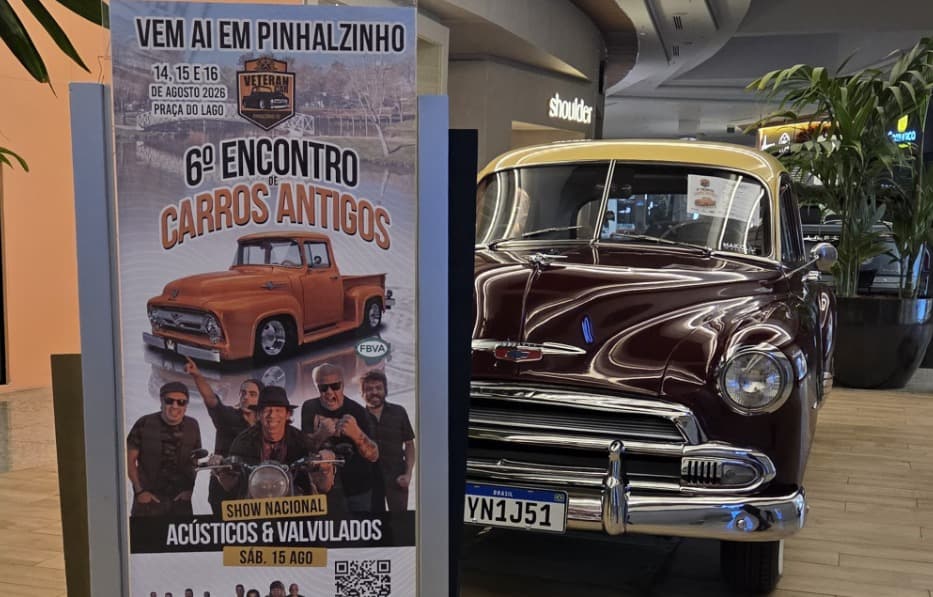 Styleline 1951 leva divulgação do Veteran Car de Pinhalzinho a Chapecó