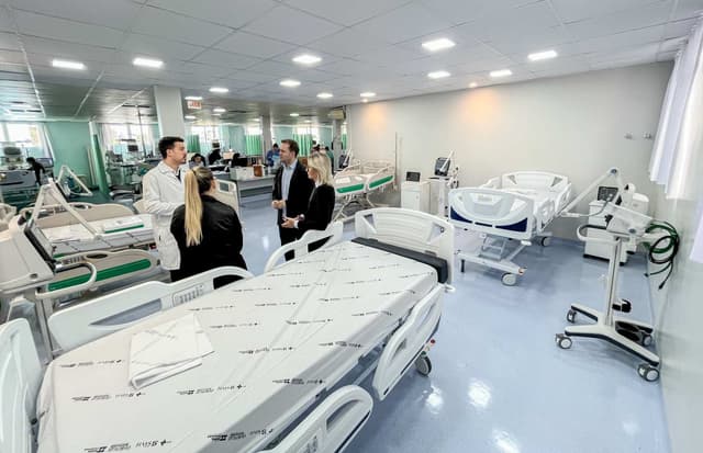 Hospital Regional de São Miguel do Oeste conclui ampliação da UTI e terá 15 leitos