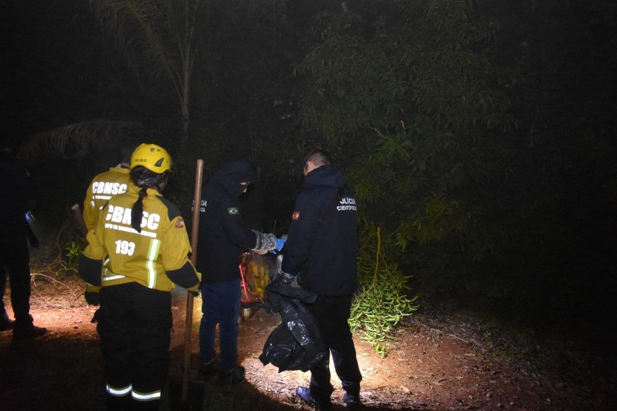 Vítima foi encontrada no interior de Nova Erechim (Foto por Polícia Científica)