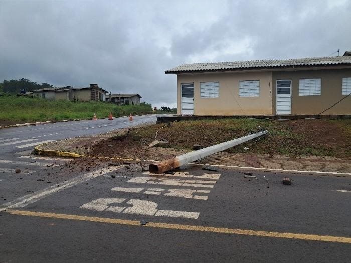 Local onde ocorreu o acidente (Foto por PM)