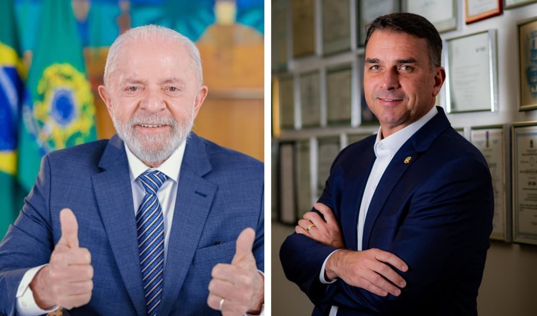 Pesquisa mostra Lula à frente de Flávio Bolsonaro e amplia diferença na disputa presidencial