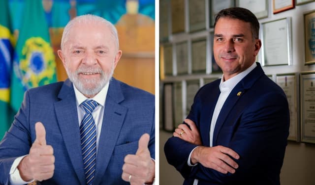 Pesquisa mostra Lula à frente de Flávio Bolsonaro e amplia diferença na disputa presidencial