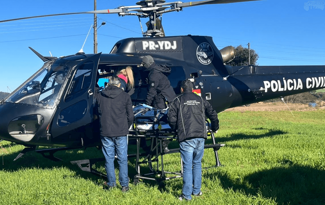 Transporte aéreo para Chapecó (Foto por Divulgação)