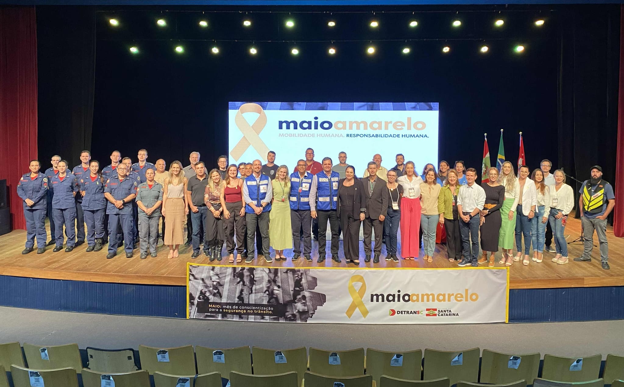 Detran/SC divulga ações do Maio Amarelo 2026 em Santa Catarina (Foto por Gov SC)