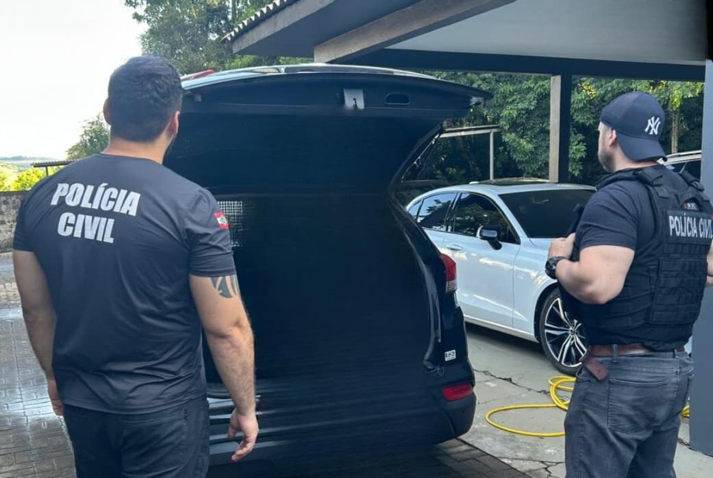 Suspeito foi preso em Mondaí (Foto por Polícia Civil)