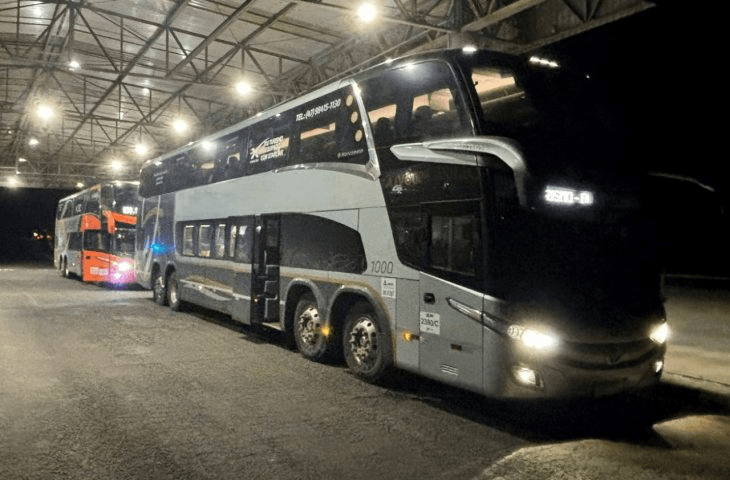 Coletivos foram interceptados (por PRF)