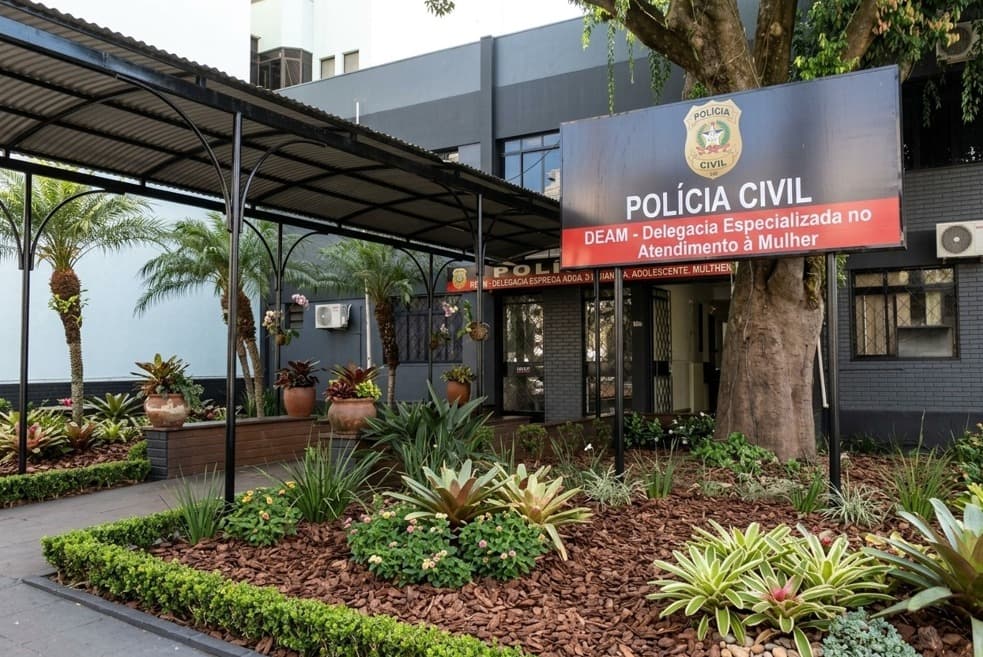 Polícia Civil cumpre prisão preventiva de suspeito de crimes contra a mãe em Chapecó (Foto por ASCOM)