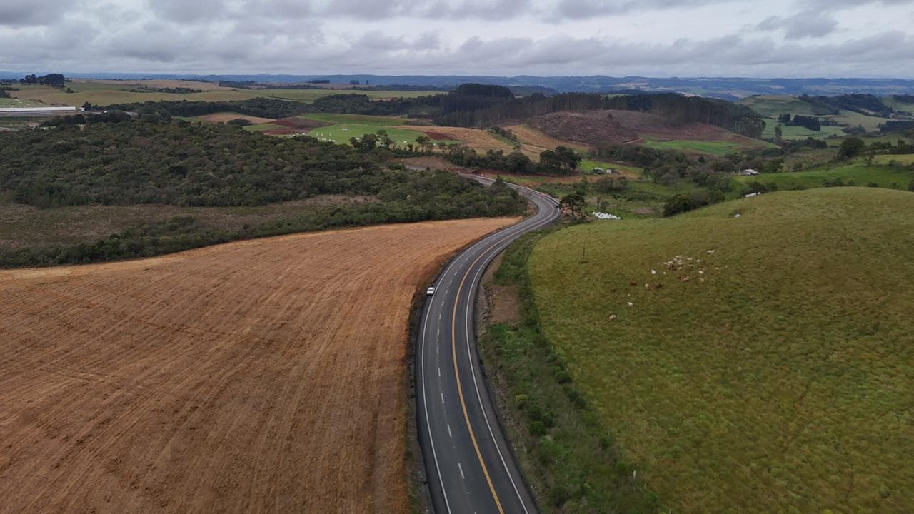 Ano se consolida pelo maior avanço da malha viária de SC com 84% considerados ótimos (Foto por Divulgação/SIE)