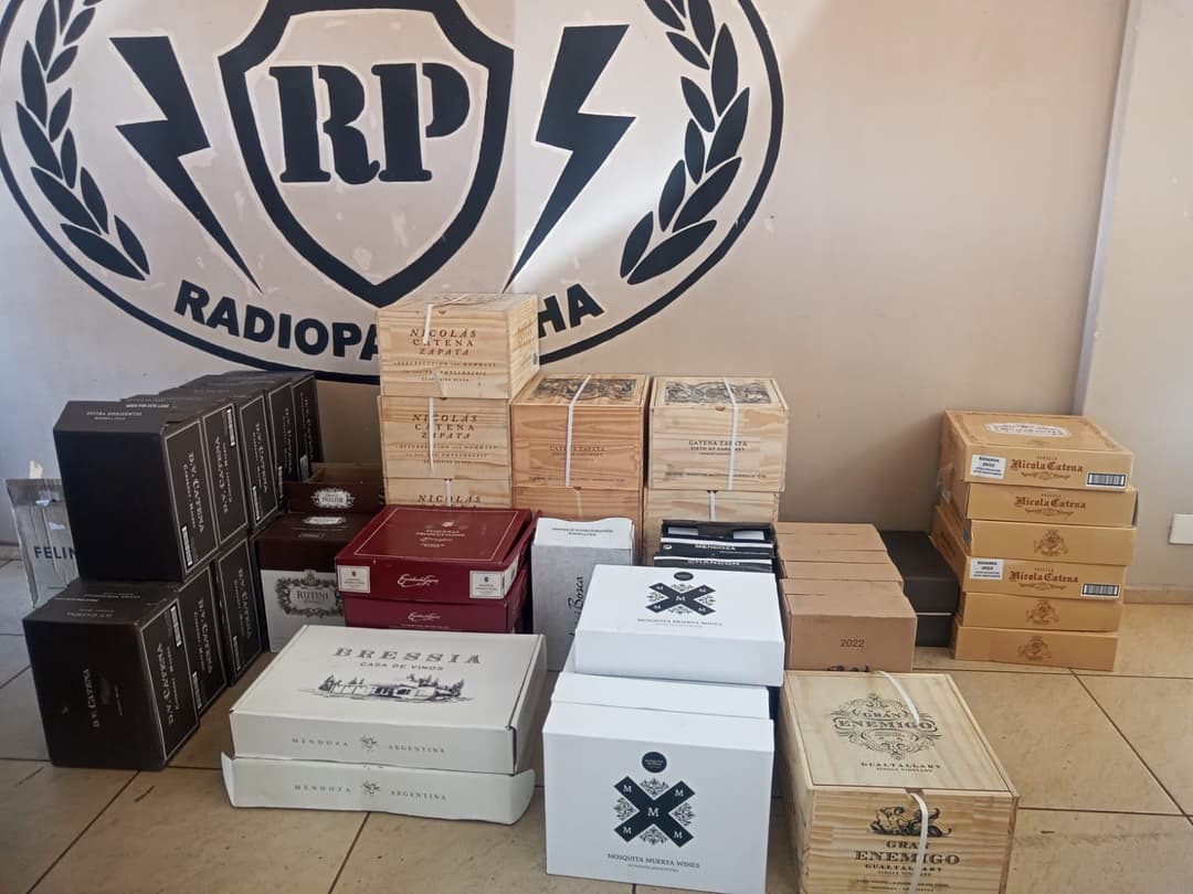 Gol de Nova Erechim carregado de vinho chama atenção da PM