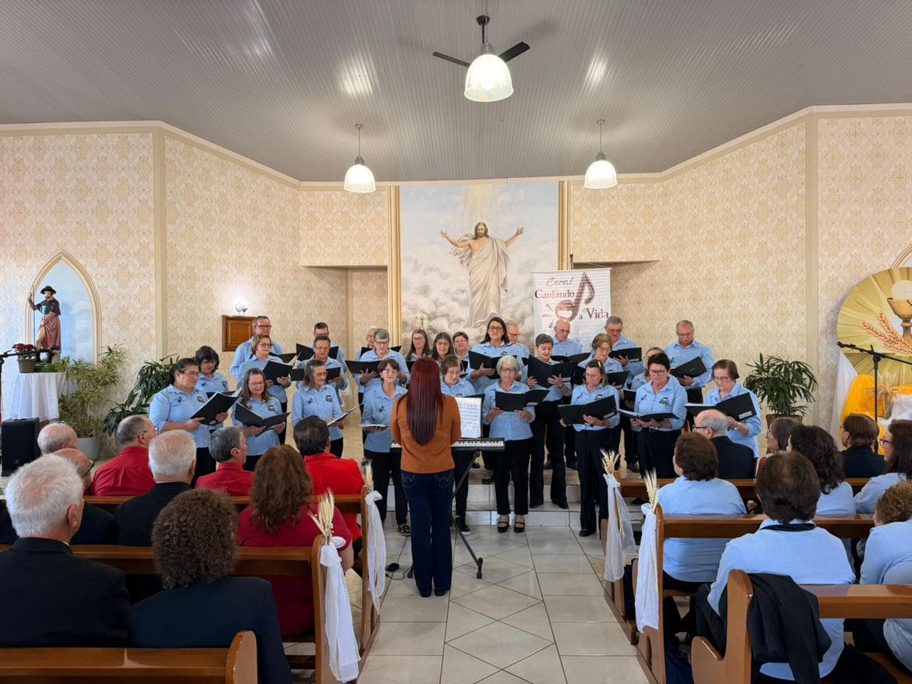 Evento realizado na Capela São Roque reuniu grupos de diversos municípios da região e promoveu uma celebração da música e da integração comunitária (Foto por Divulgação)