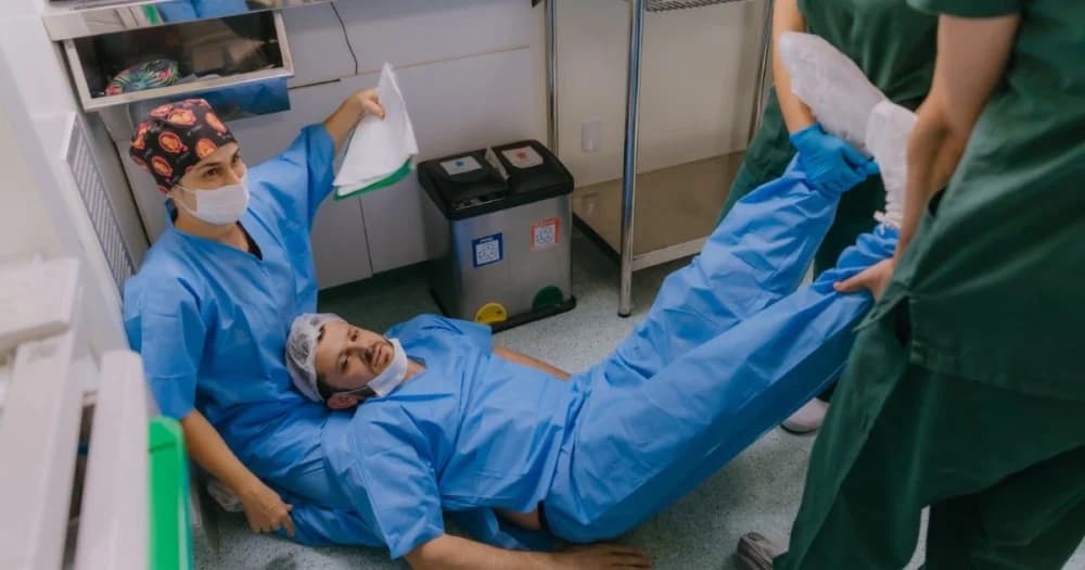 Homem passou mal (Foto por Matre Fotografia)