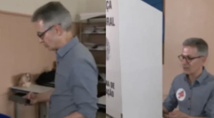 Presidente do TRE-MG afirmou que conduta pode caracterizar crime eleitoral e resultar em pena de detenção. Zema disse que levou o aparelho por hábito e não foi alertado sobre a proibição (Foto por Divulgação)