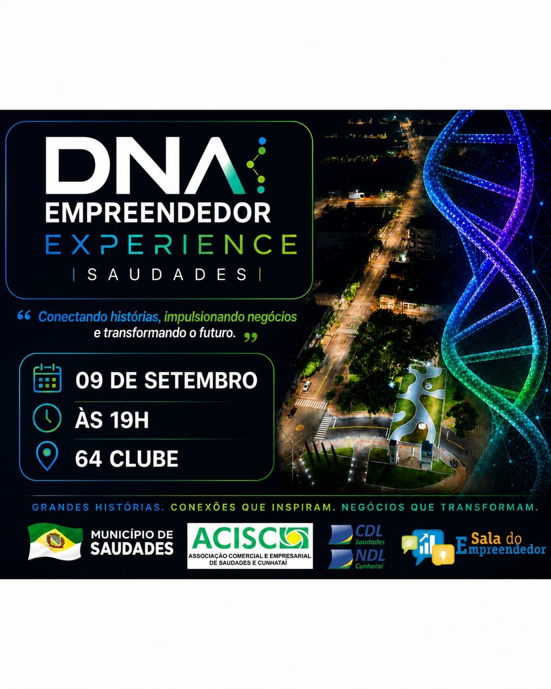 Encontro busca fortalecer o empreendedorismo local por meio de histórias, aprendizados e novas conexões entre participantes (Foto por Divulgação)