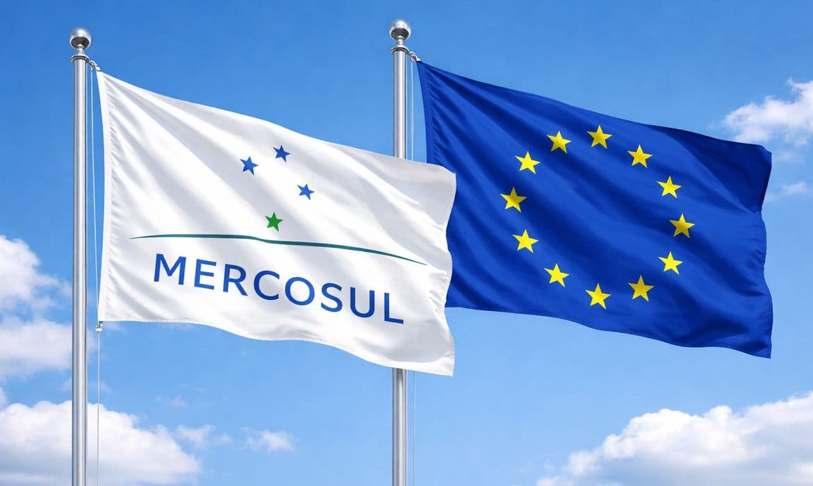 Mercosul e União Europeia firmam acordo comercial (Foto por União Europeia/Mercosul)